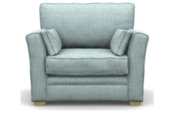 Heart of House Malton Fabric Cuddle Chair - Blue